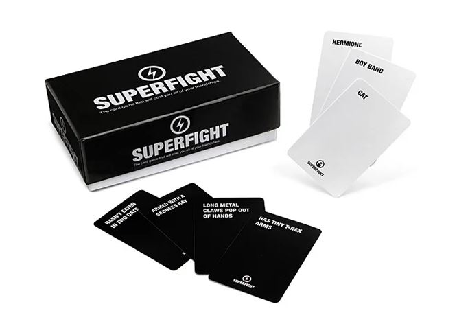 roligt sällskapspel superfight